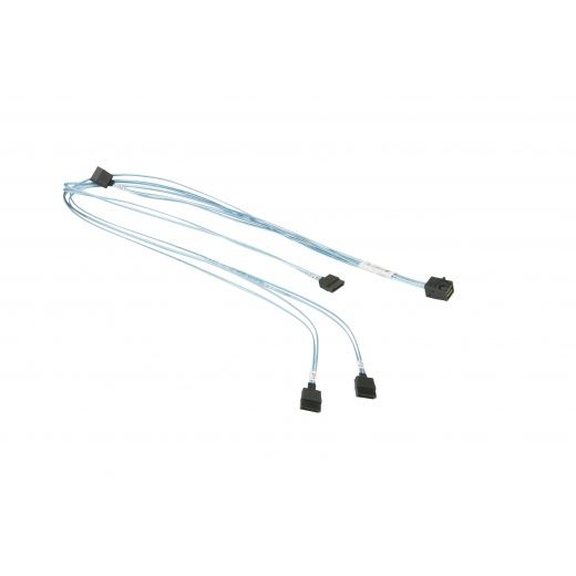 SuperMicro MiniSAS HD - 4 SATA kábel 30-60-70-70 cm (CBL-SAST-0704) (CBL-SAST-0704)