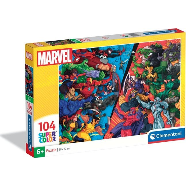Clementoni Supercolor 25061 puzzle 104 pz Fumetti