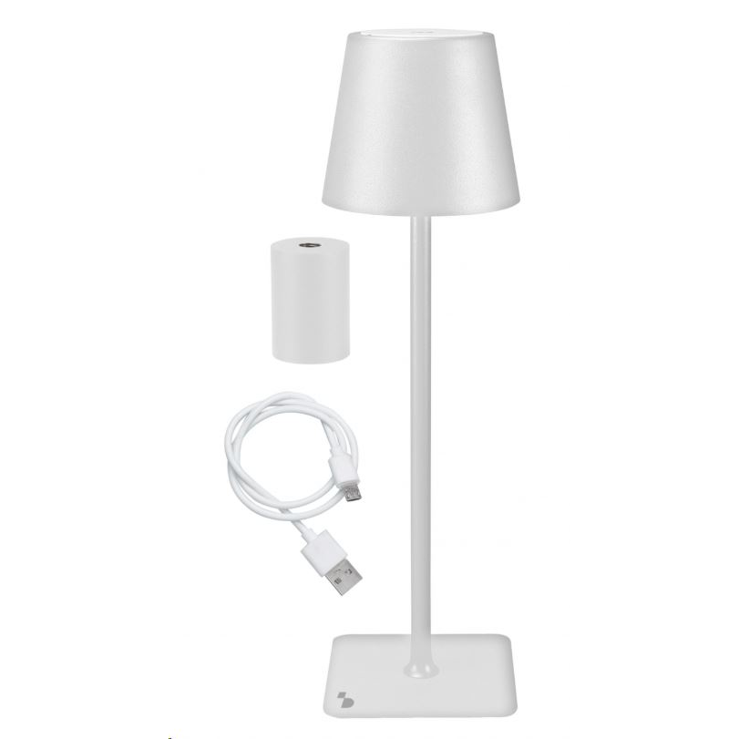 Beper P201UTP112 asztali lámpa USB töltéssel fehér (P201UTP112)