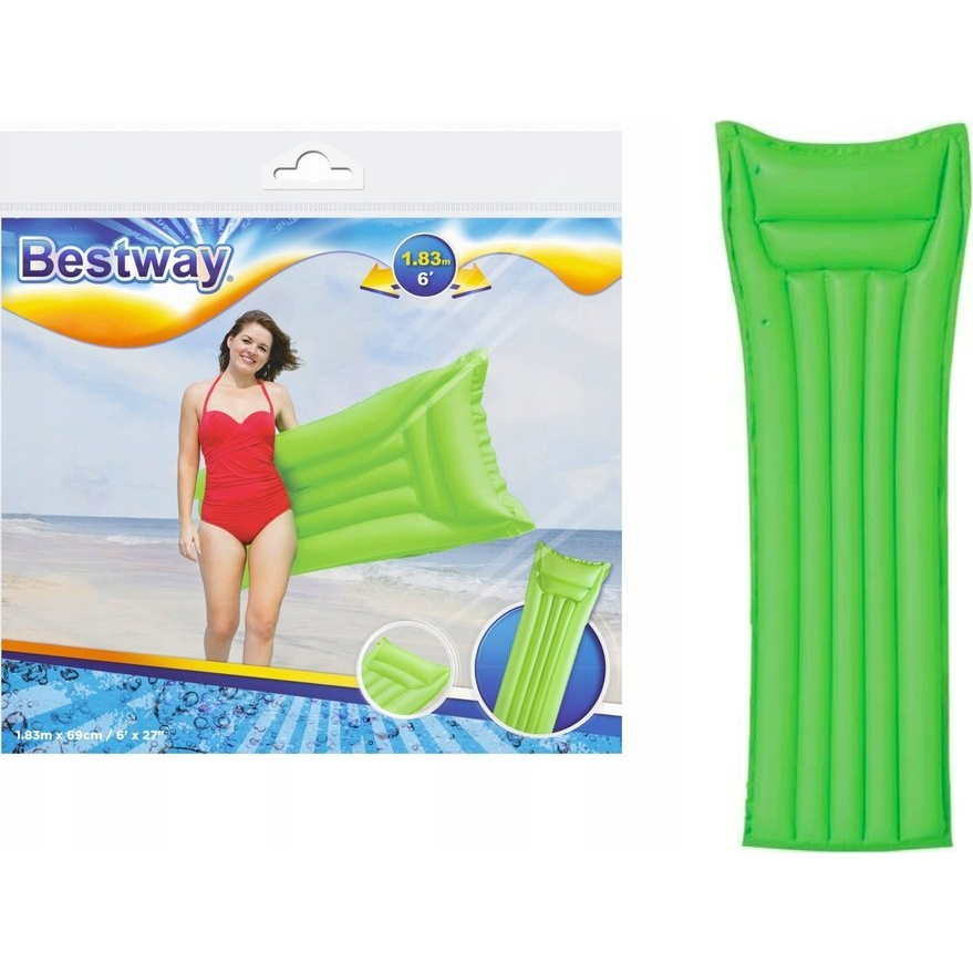 Nafukovací Matrac na Plávanie Zelený 183 x 69 cm Bestway 44007