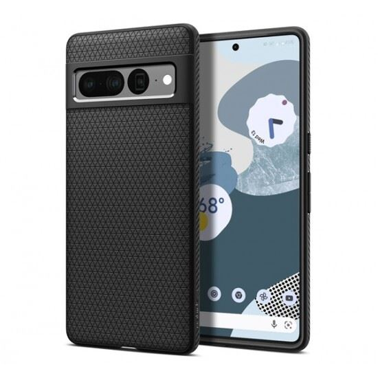Carcasa Spigen Liquid Air compatibila cu Google Pixel 7 Pro Matte Black