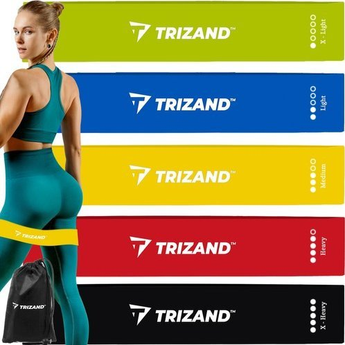 Trizand Trizand Fitnesz Szalag Készlet Különböző Ellenállásokkal - 5 db (5904576552817)