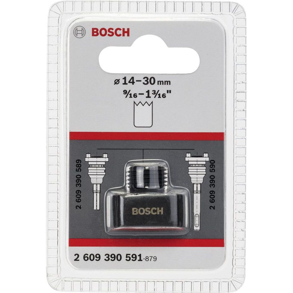 Bosch adapter for PRO Q-Lock, Quick Change rendszerű körkivágó, 14–30 mm