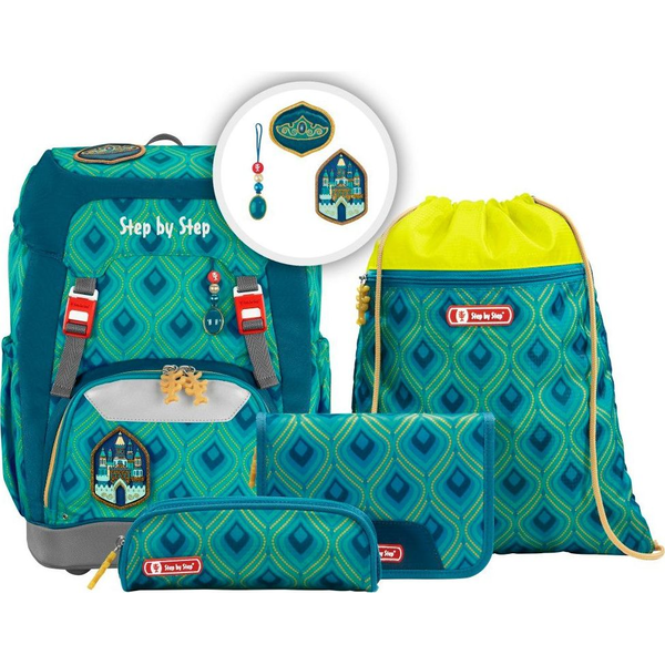 Mochila Escolar Grado Set 5 Piezas Castillo Magico Stepbystep