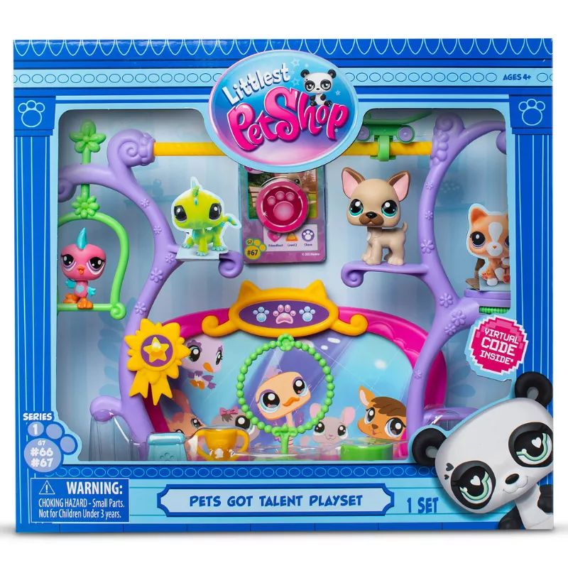 Littlest Pet Shop Tehetséges állatok játékszett 2 db figurával, 1. széria (LPS00558)