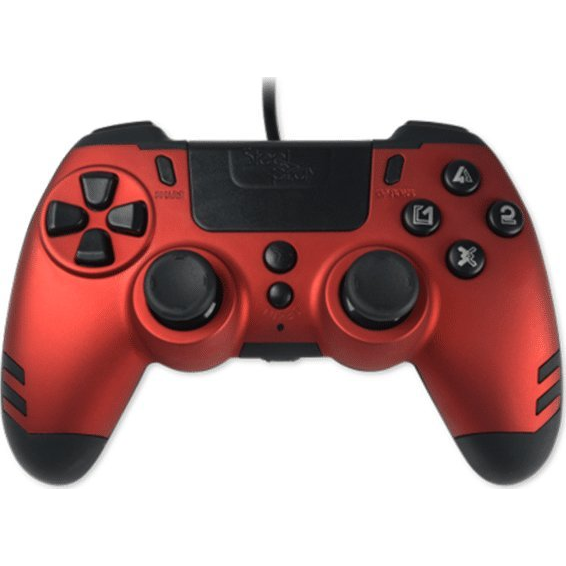 Lexip METALTECH Vörös USB Gamepad Analóg/digitális PC, PlayStation 4