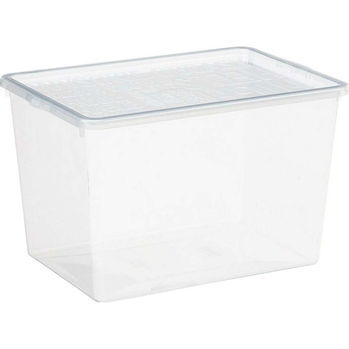 Iris Basic Shoebox Műanyag Tárolódoboz tetővel 11,5L - Átlátszó (TEA000432)