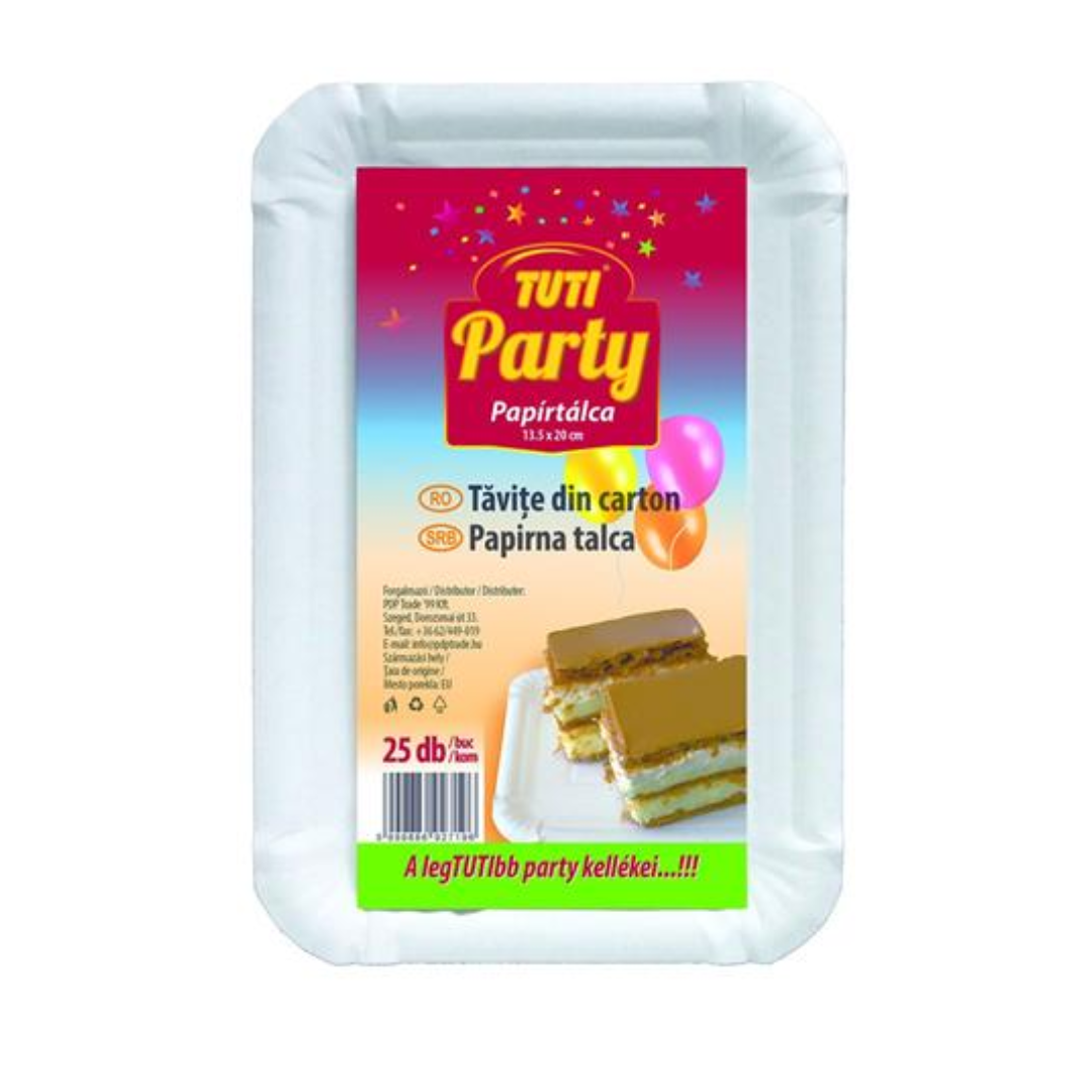 Tuti Party Papírtálca (25 db) (PDP_774)