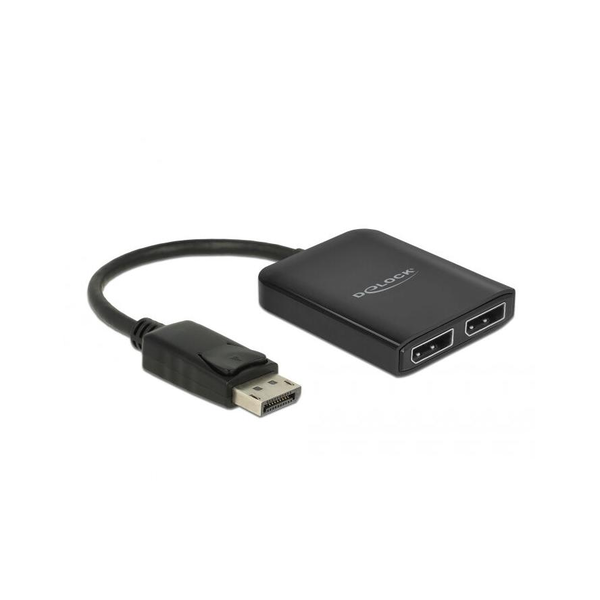 DELOCK Splitter DisplayPort 1.4 St 2x DisplayPort Bu 4k 60Hz