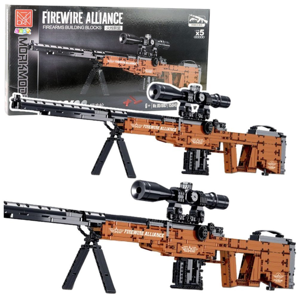 AWM mesterlövész Puska Építőkockák Lövészeti funkcióval 1594 db.- 23722