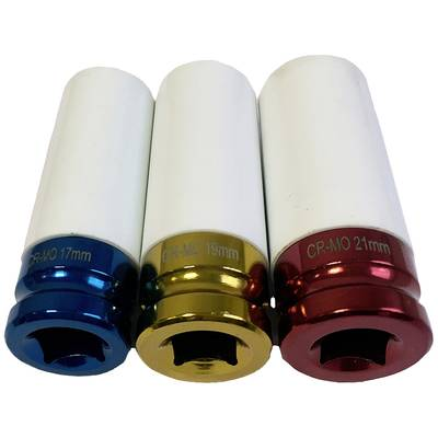 HP Autozubehör HP Alufelgen Schoneinsätze 17-19-21mm (13213) Műanyag hüvely 17 mm, 19 mm, 21 mm 1/2 (12,5 mm) (13213)