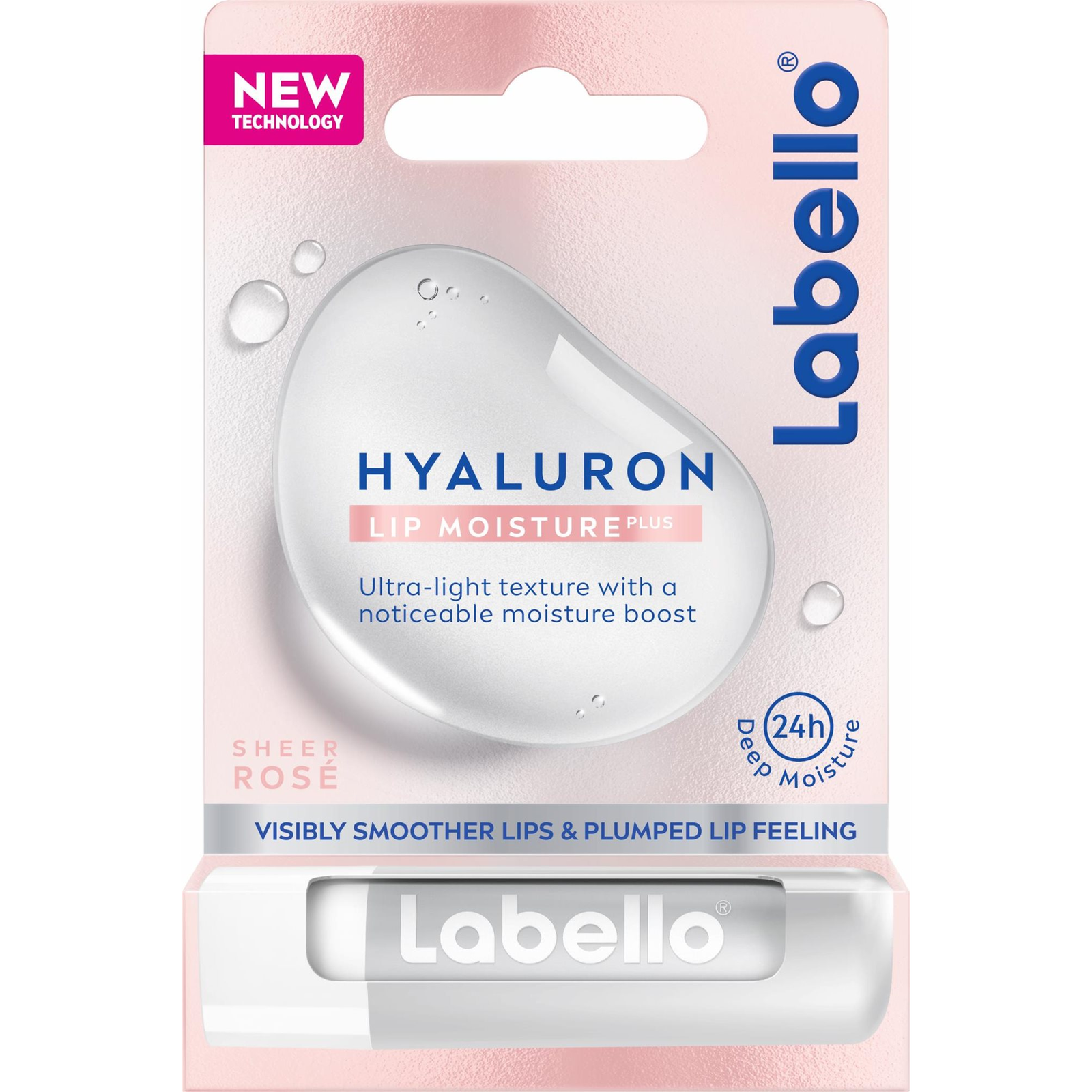 LABELLO Hyaluron Lip Moisture Rose 5,2 g (9005800365190)