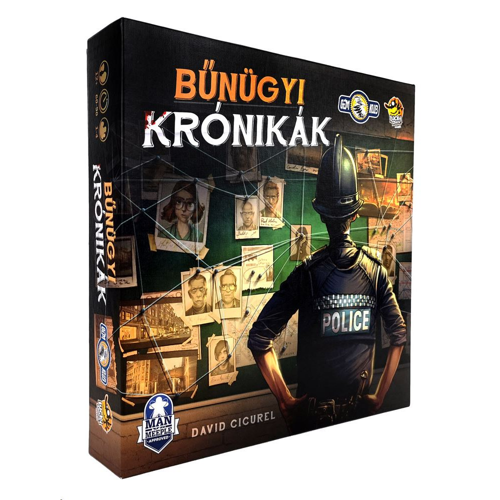 Asmodee Lucky Duck Games Bűnügyi krónikák kooperatív társasjáték 1-4 játékos (LDG10001)