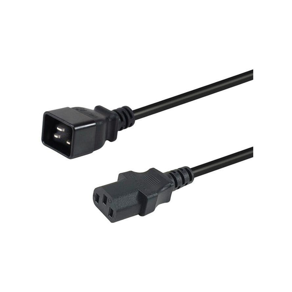 Equip 112140 cabo de energia Preto 1,8 m IEC C20 IEC C13