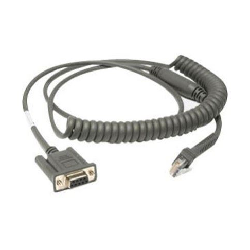 Zebra vonalkód olvasó adatkábel RS232 9ft (2.8m) (CBA-R46-C09ZBR) (CBA-R46-C09ZBR)