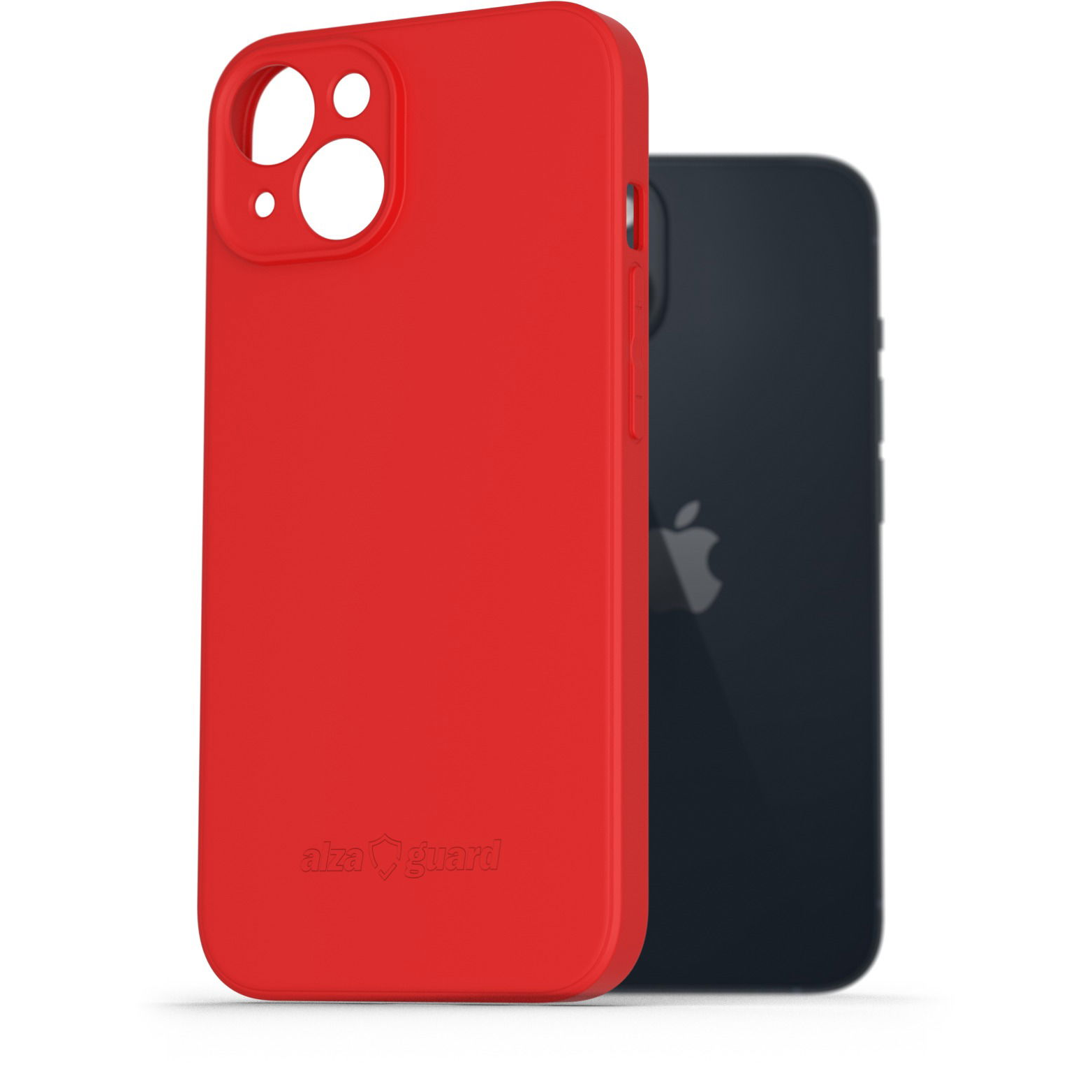 AlzaGuard Matte iPhone 14 piros TPU tok (AGD-PCT265R)