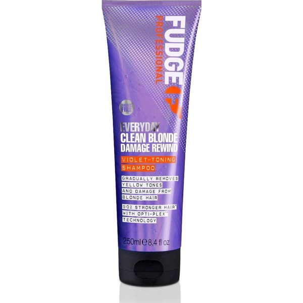 Fudge  FUDGE_Every Day Clean Blonde Damage Rewind Shampooo regenerujący i lekko tonujący szampon do włosów blond 250ml