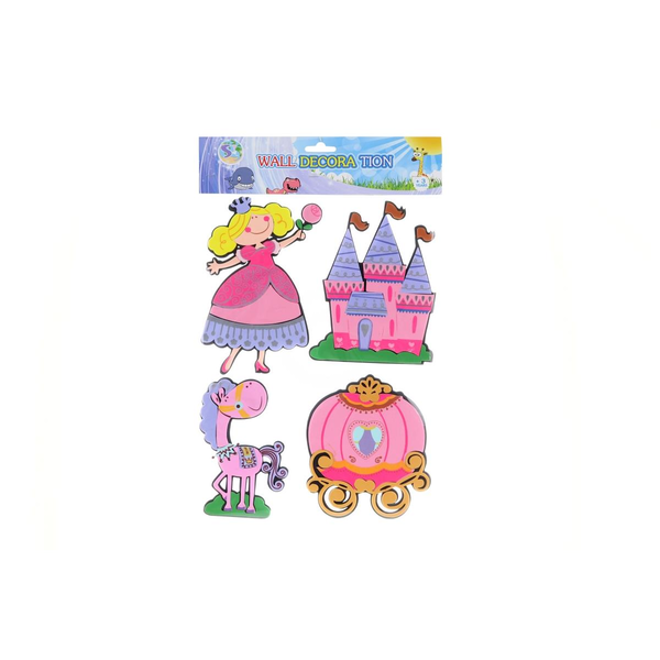 Lamps fali dekoráció, hercegnők