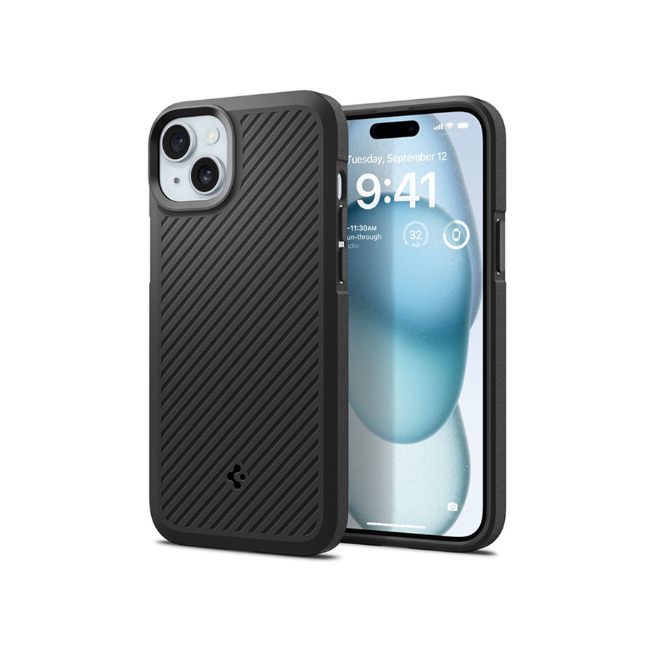 Apple iPhone 15 Plus ütésálló hátlap - Spigen Core Armor - fekete (SP747639)