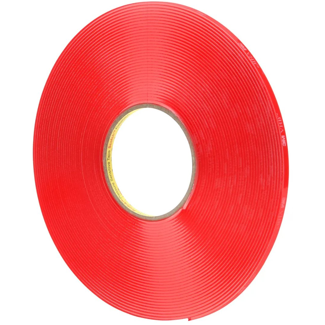 3M VHB™ 4918F Kétoldalas ragasztószalag, átlátszó, 6 mm×16,5 m (7000033126)