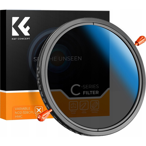 Filtr Kf Filtr Hybrydowy K&F Concept 2w1 CPL + PEŁNY SZARY ND2-ND32 na 49 mm 49mm / KF01.2595