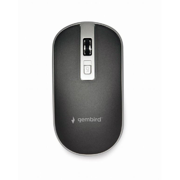 Gembird MUS-4B-06-BS optikai egér USB fekete-ezüst
