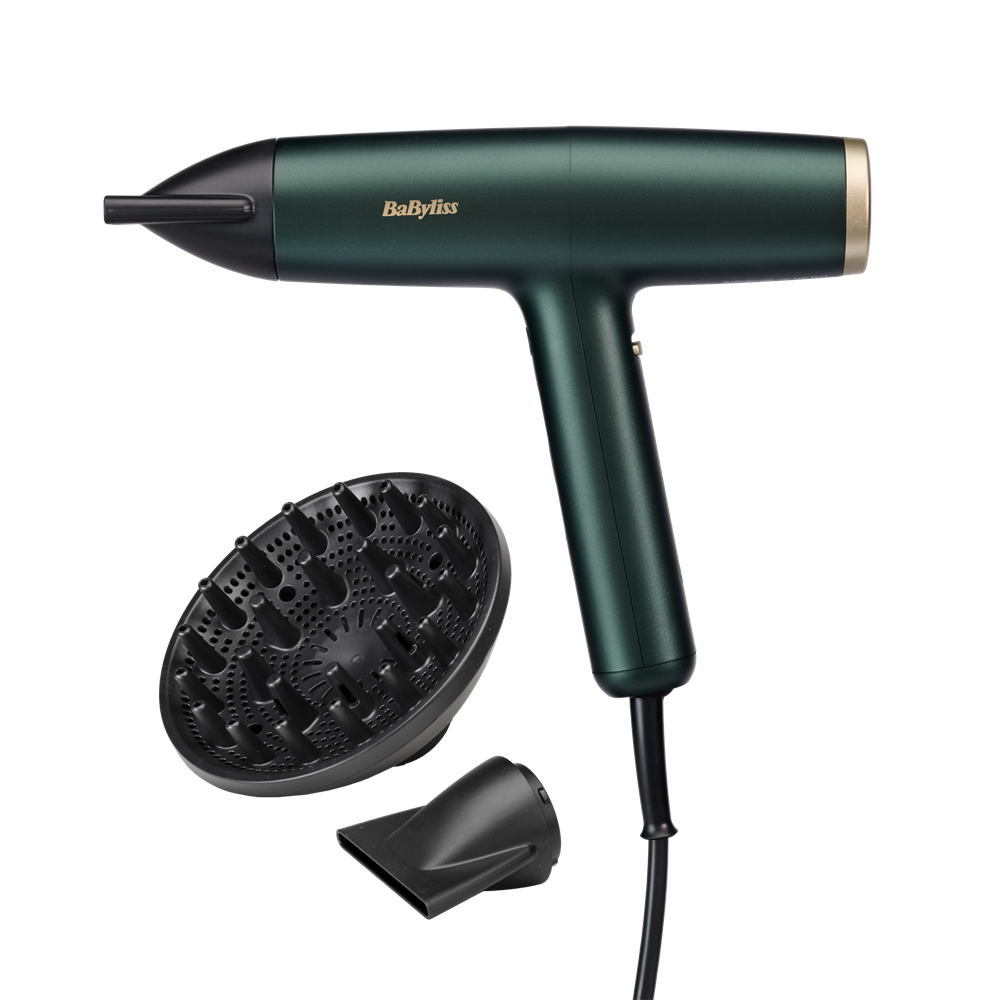 BaByliss D6555DE Air Power Pro Ionos hajszárító, 1700W, zöld-arany (D6555DE)