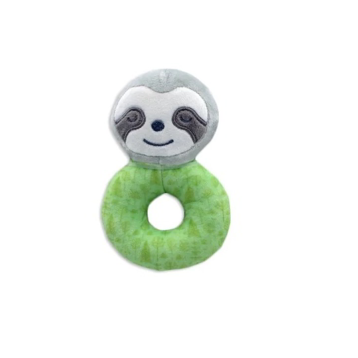 Tulilo Lajhár plüss csörgő - Zöld (9042)