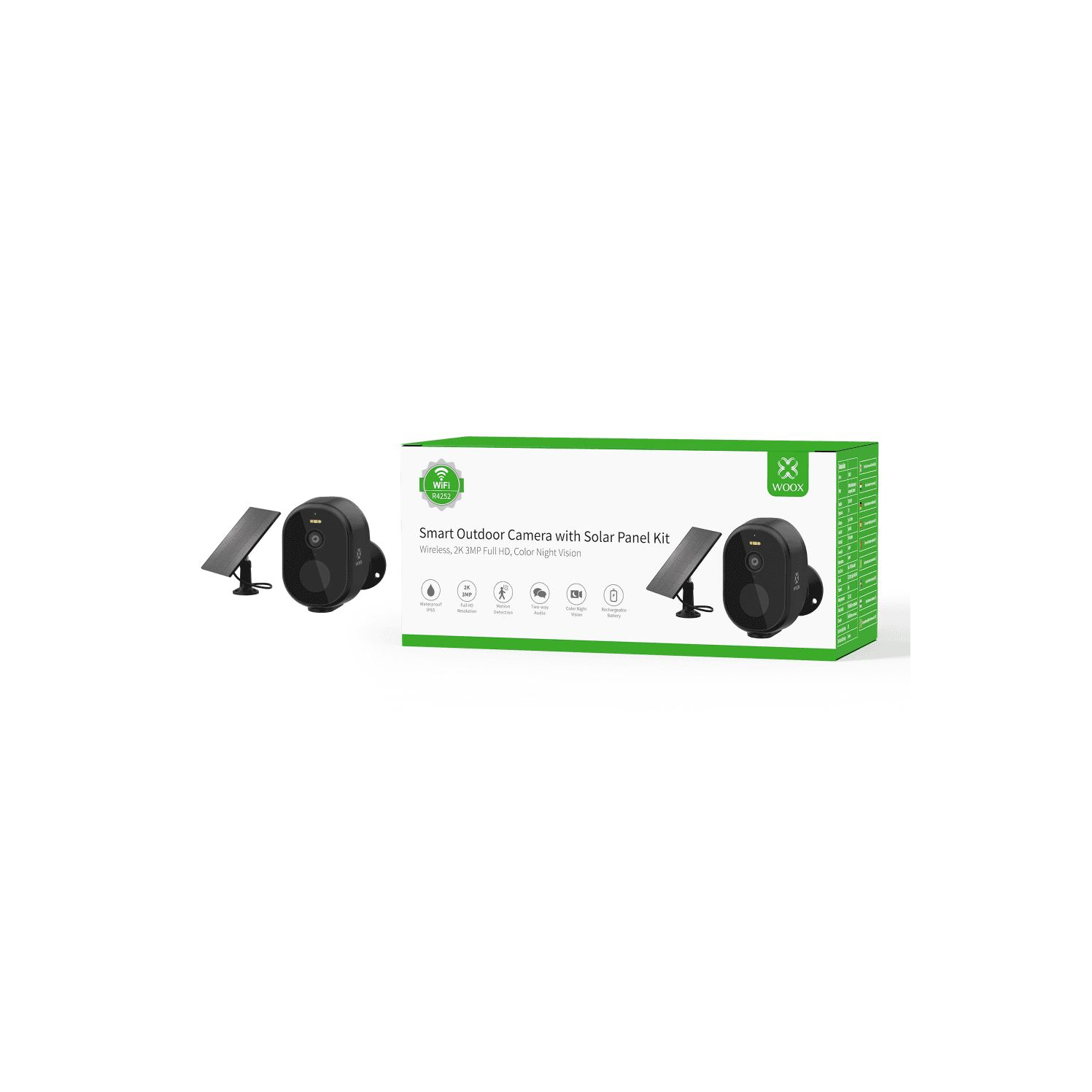 Woox R4252 Wi-Fi IP kamera napelemmel (R4252)