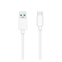 Кабел за данни Oppo vooc, usb - type-c, 65w, бързо зарядно, 100 см, бял