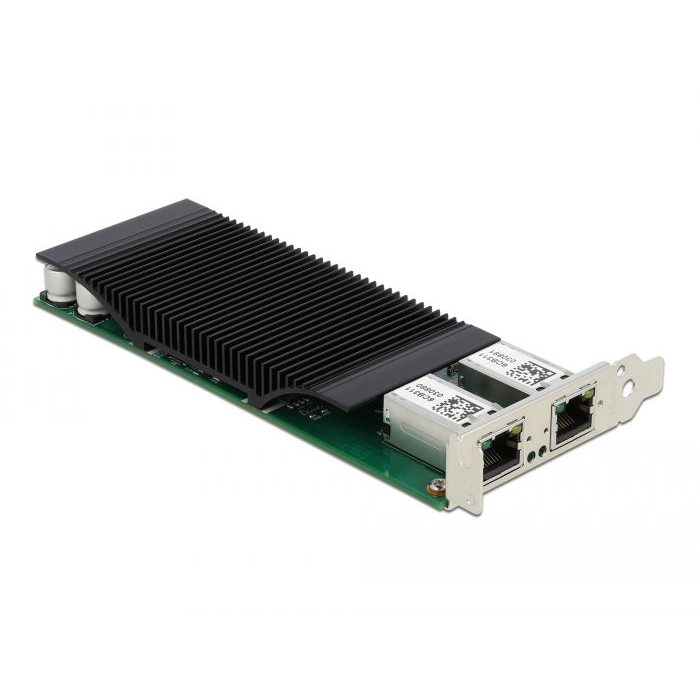Delock PCI Express x4 kártya - 2x Gigabit LAN PoE+ (88500) (del88500)