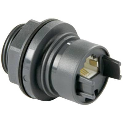 Beépíthető csatlakozóaljzat, termoplasztikus RJ45 PXP6033/TP ESKA Bulgin Tartalom: 1 db (PXP6033/TP)