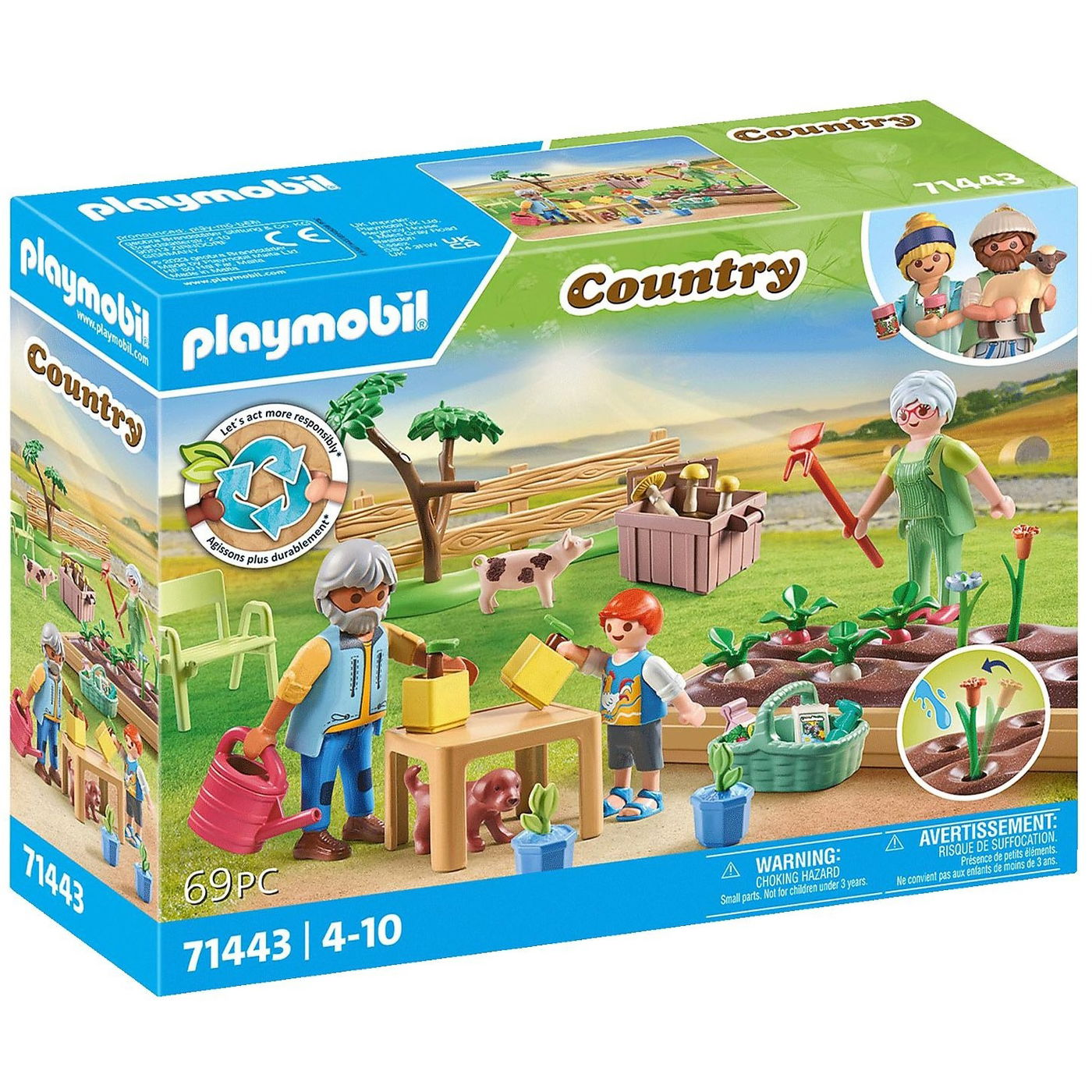 Playmobil Country Nagyszülők zöldségeskertje (71443) (Playmobil71443)