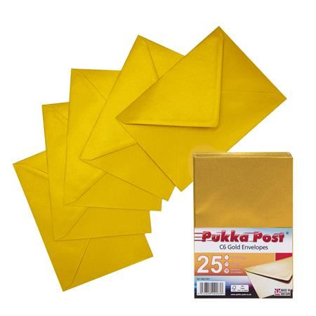 Pukka Pad Gold szilikonos boríték C6 aranyszínű (9063-ENV) (9063-ENV)