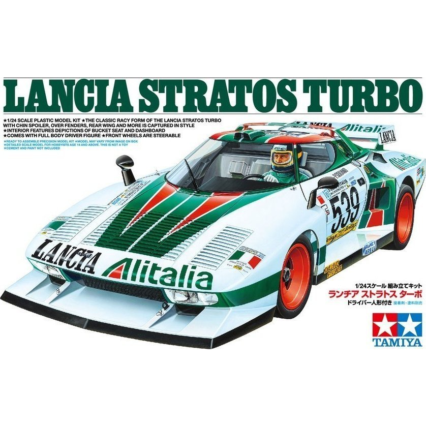 Tamiya 300025210 Lancia Stratos Turbo Autómodell építőkészlet 1:24 (GXP-889992)