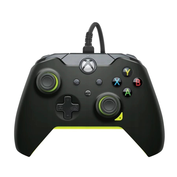 PDP 049-012-GY játékvezérlő Fekete, Zöld USB Gamepad Analóg/digitális PC, Xbox One, Xbox Series S, Xbox Series X