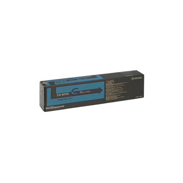 KYOCERA TK-8705C tonerpatron 1 stk Original Blå