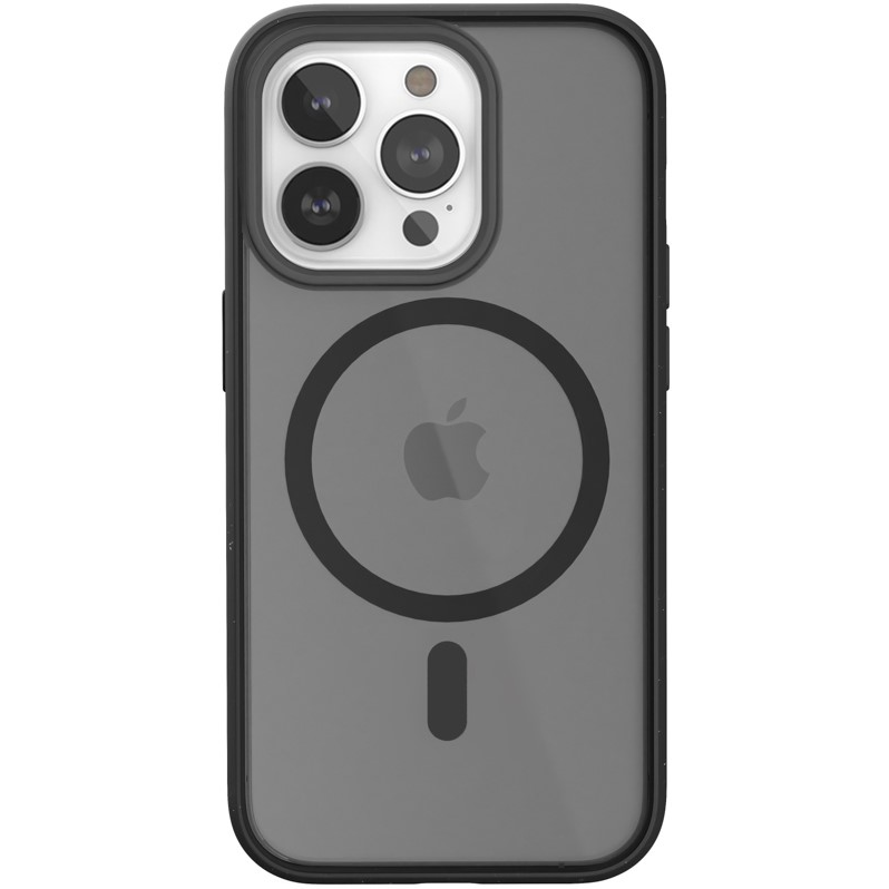 Woodcessories Clear Apple iPhone 15 Pro Max MagSafe Tok - Fekete (ECO723)