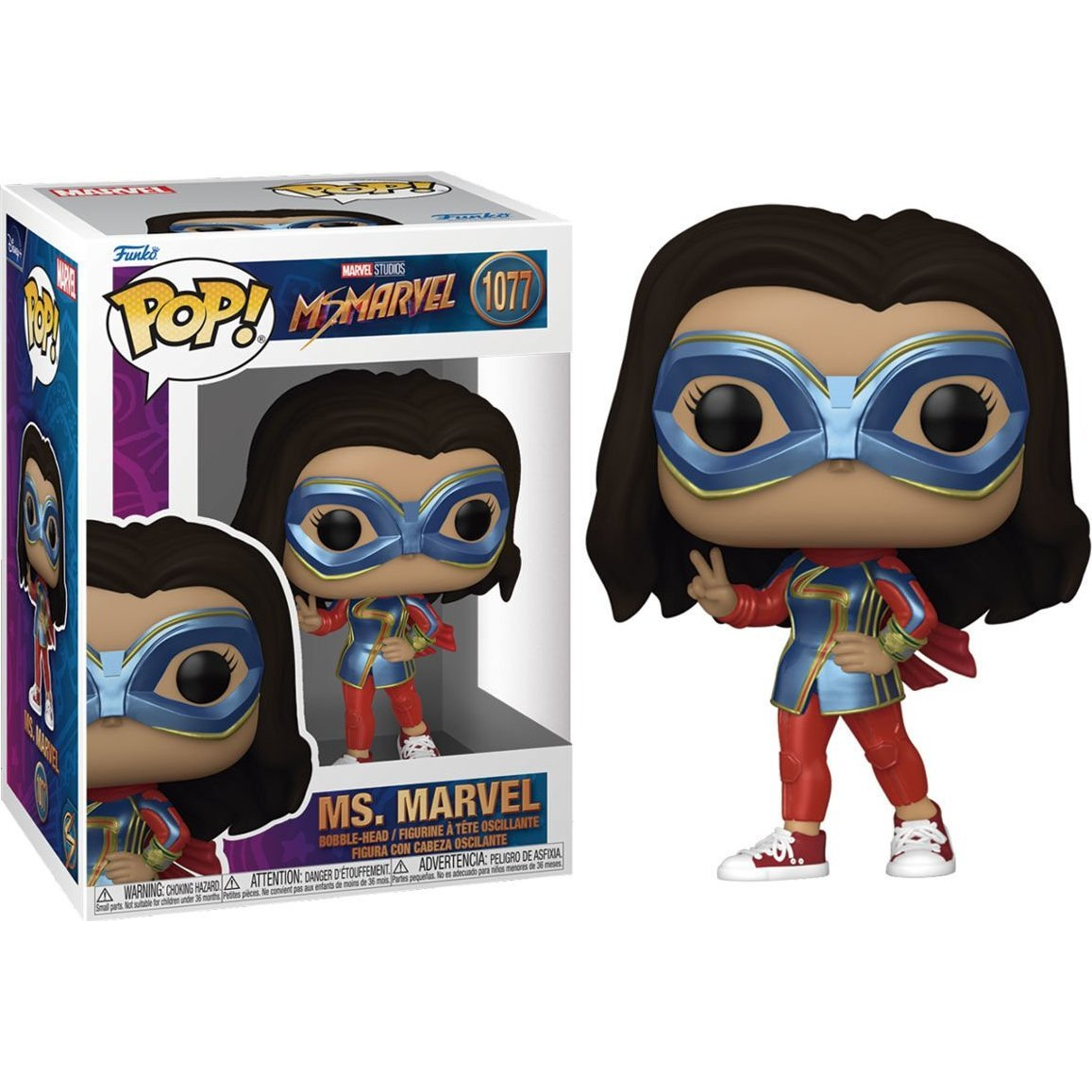 Funko POP! Marvel: Ms. Marvel - Ms. Marvel figura #1077 (4589-uniw)