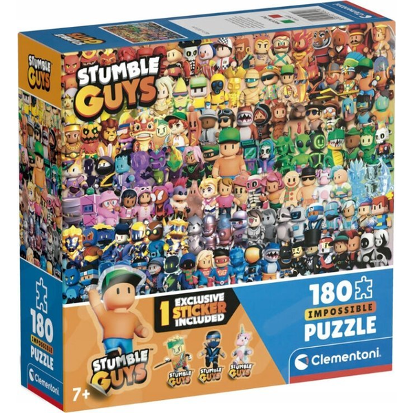  Clementoni PUZZLE 180EL CLM 29321 IMPOSSIB STUMBLE GUYS PUD