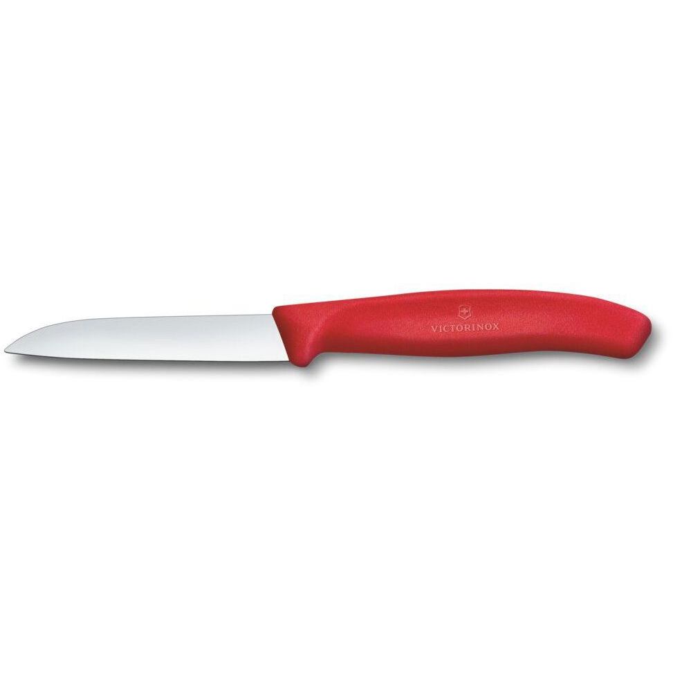 Victorinox Swiss Classic zöldségekhez, 8 cm, egyenes, lekerekített, piros (6.7401.C1)