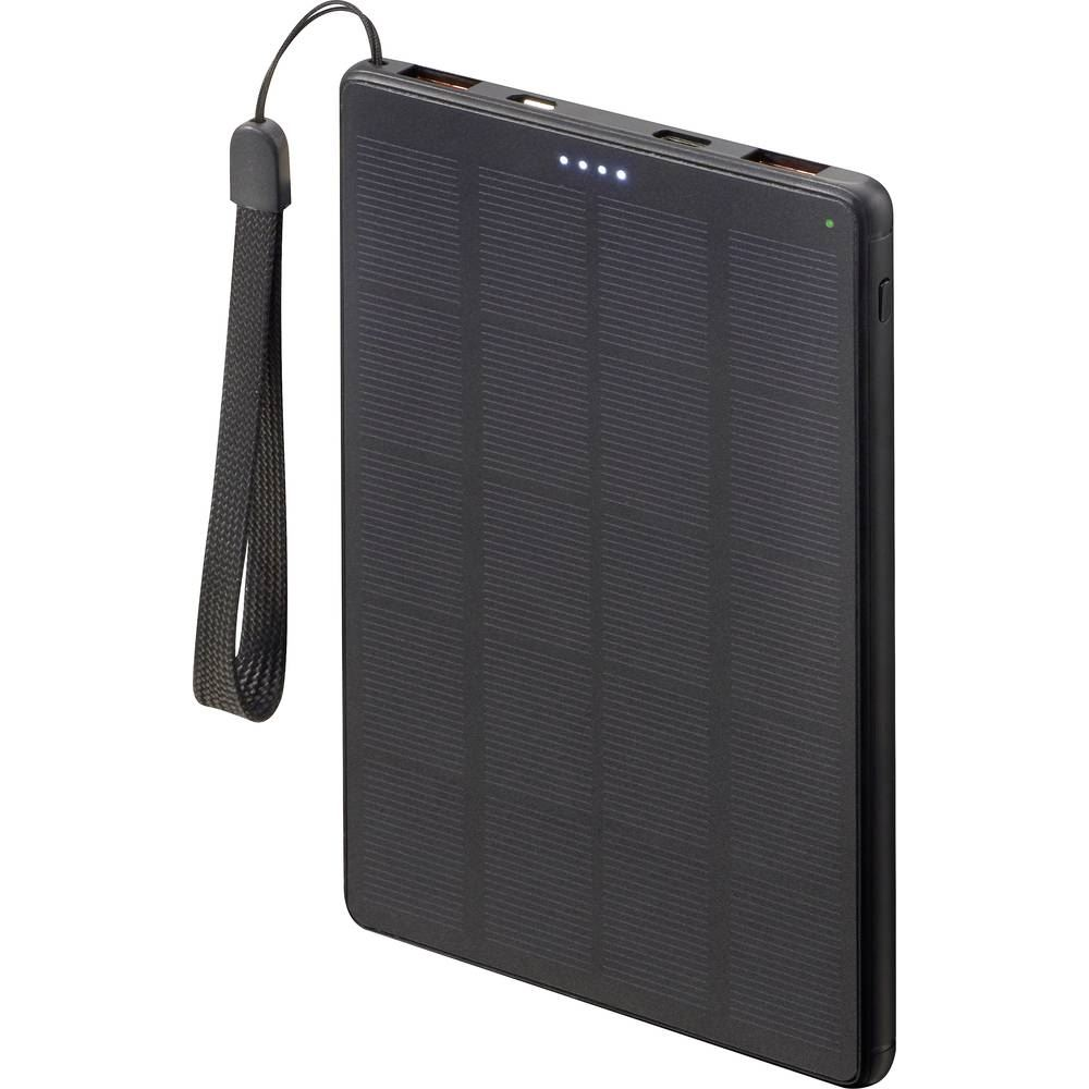 VOLTCRAFT Napelemes powerbank 10 Ah, fekete, VC-11505925 (VC11505925)