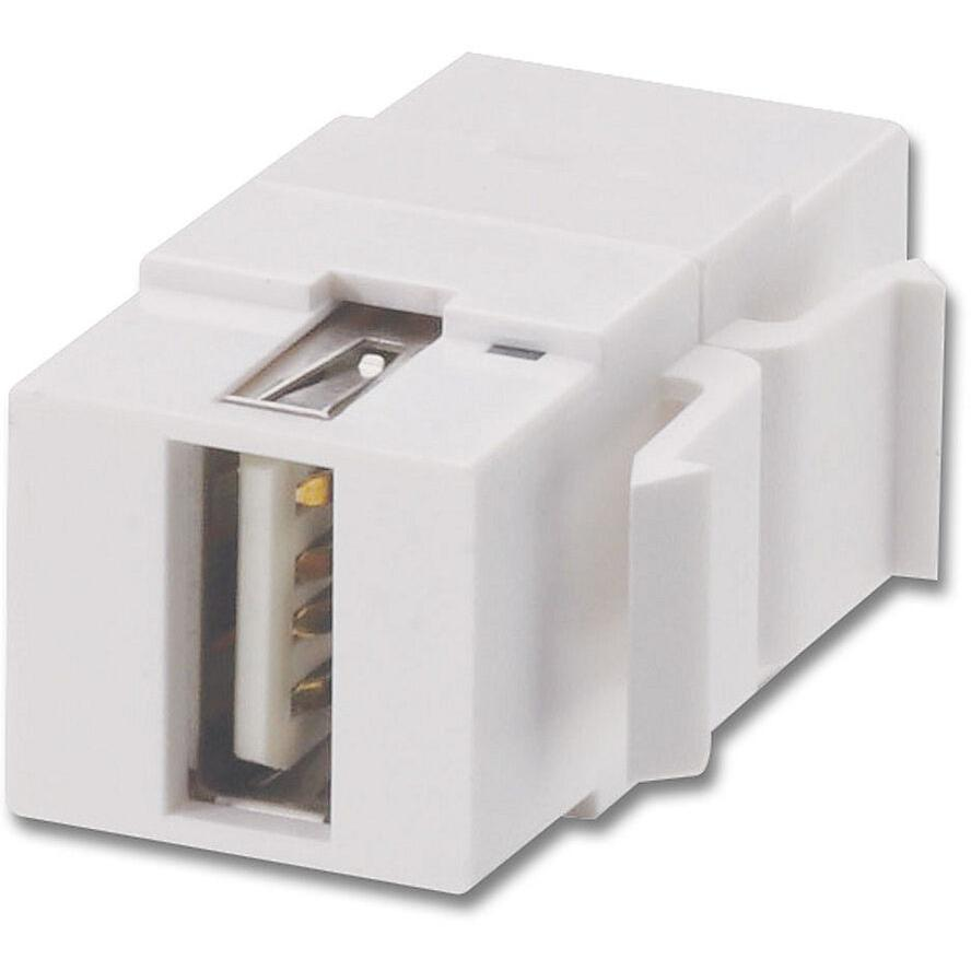 LINDY USB A/B Doppelkuppl. Keystone Modul Wanddosen (60555)