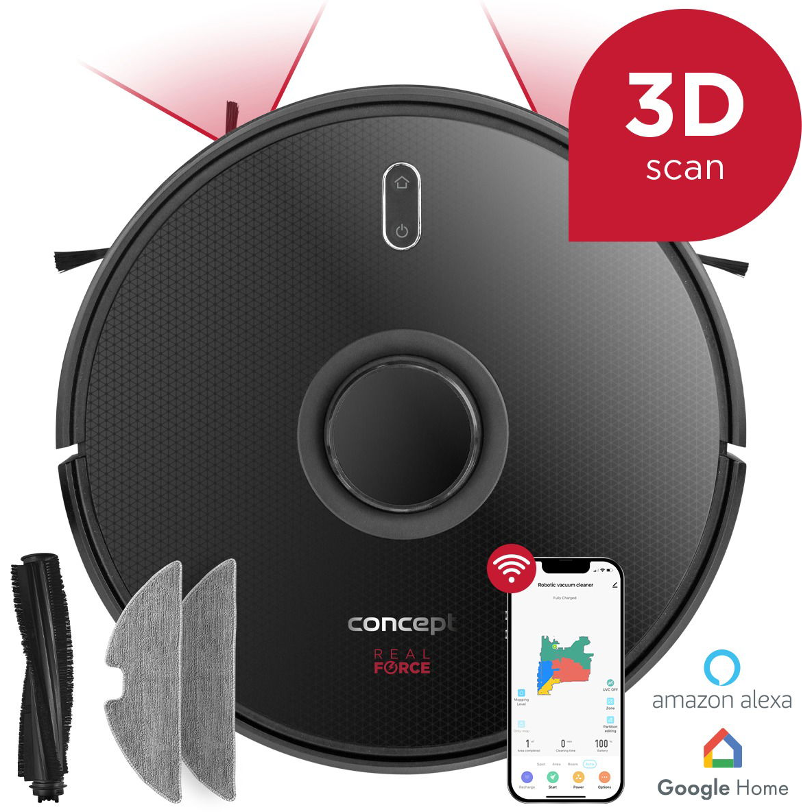 Concept VR3400 2in1 REAL FORCE Laser 3D (8595631061862)