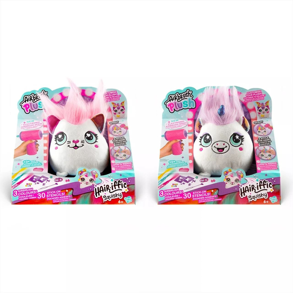 Canal Toys Airbrush Plush Style 4 Ever színezhető plüss Hairiffic Puha Pajti - Többféle