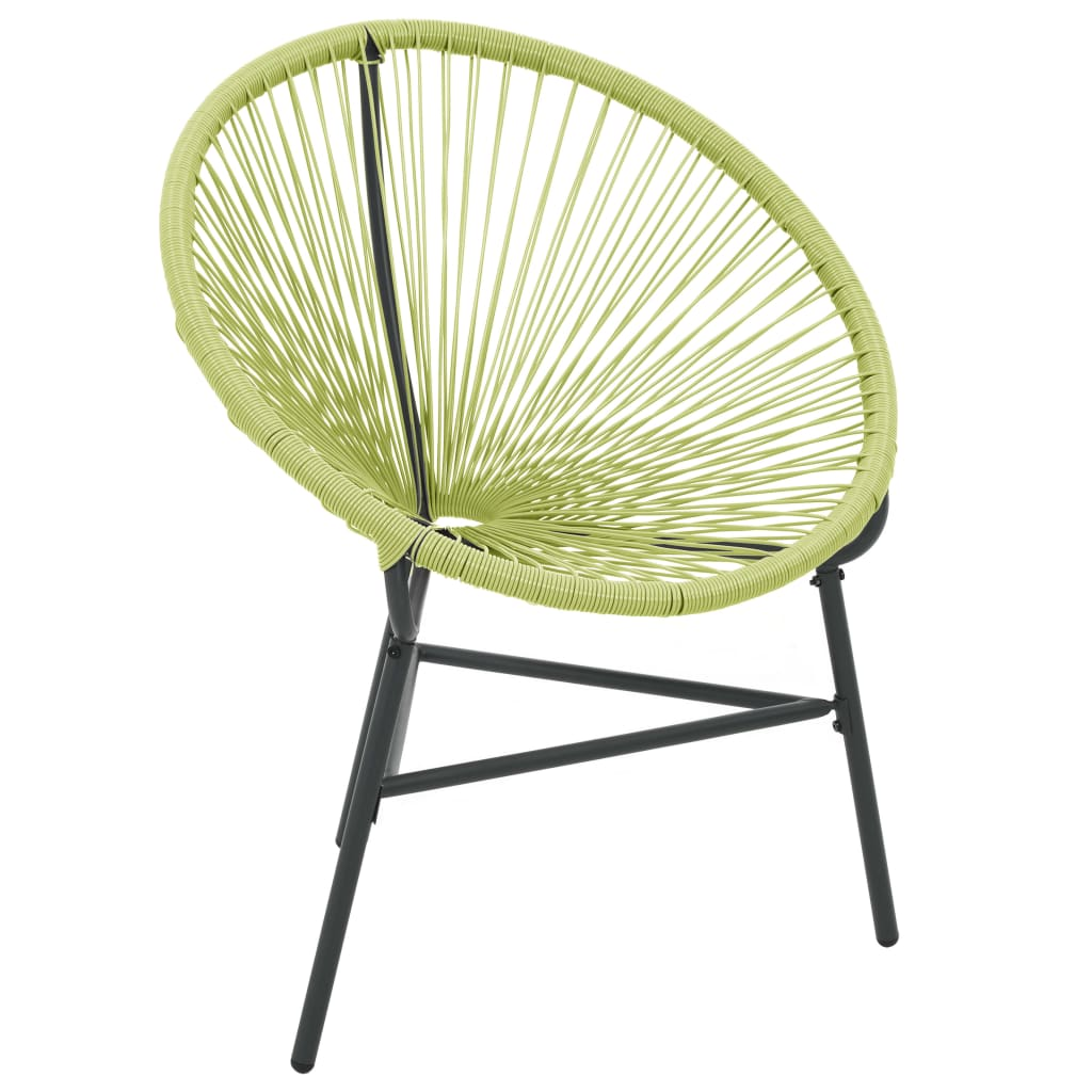 zöld polyrattan kerti Acapulco szék (313141)