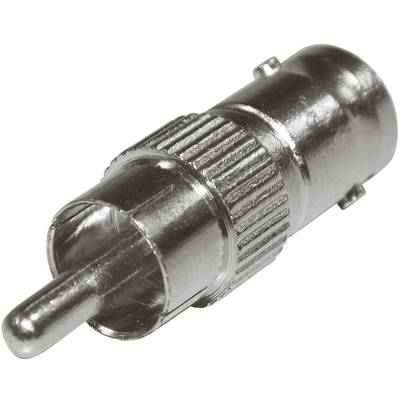 SpeaKa Professional RCA / BNC Átalakító [1x RCA dugó - 1x BNC aljzat] Ezüst (SP-7869896)