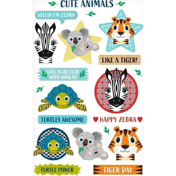  Herlitz Naklejki ozdobne Cute Animals 3szt.