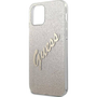 Guess PC/TPU Vintage Apple iPhone 12 mini съвместим калъф със заден капак, градиентно златисто