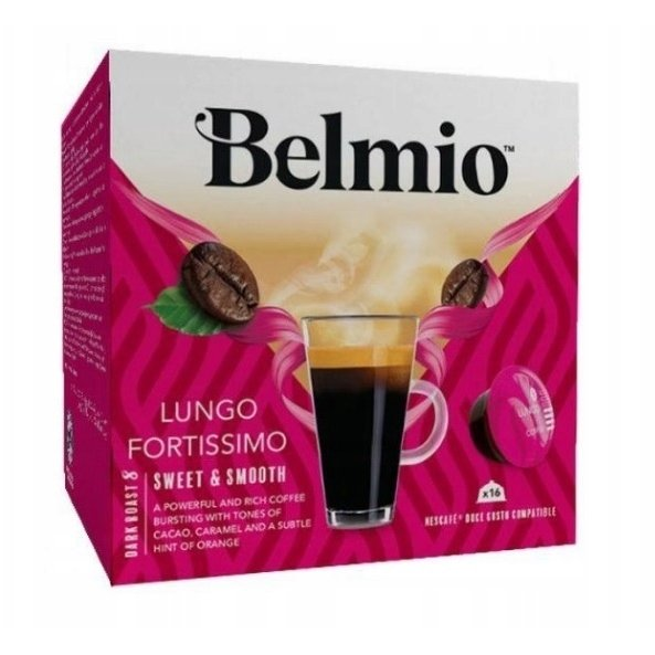Kapsułki do Dolce Gusto zamienniki Belmio Lungo Fortissimo 16 sztuk
